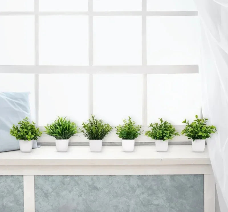 Bonsai Artificiale in Vaso – Eucalipto Verde