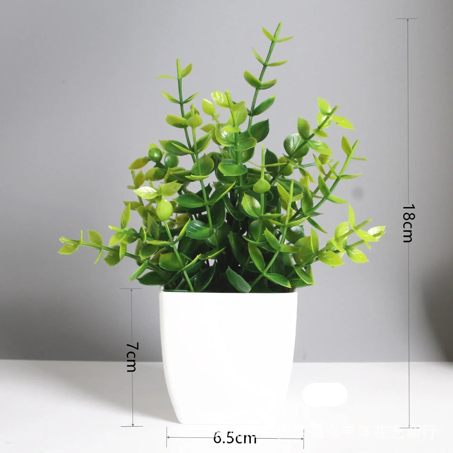 Bonsai Artificiale in Vaso – Eucalipto Verde