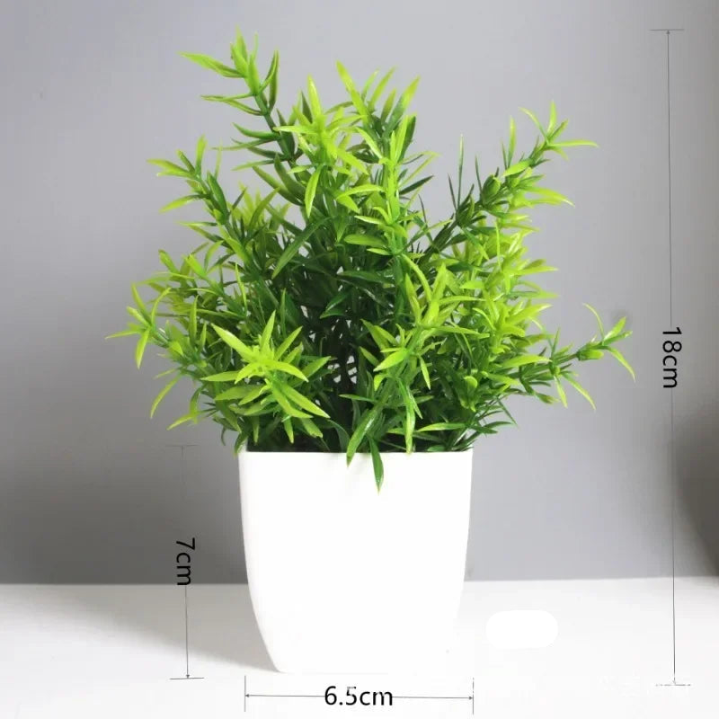 Bonsai Artificiale in Vaso – Eucalipto Verde