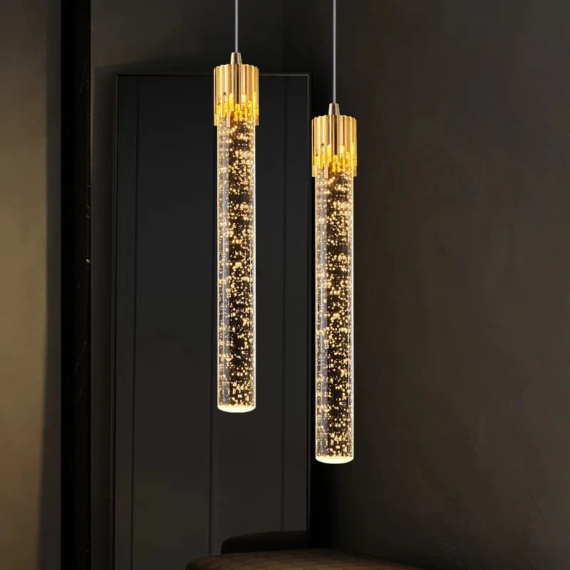 Lampadario a Sospensione Nordico in Cristallo