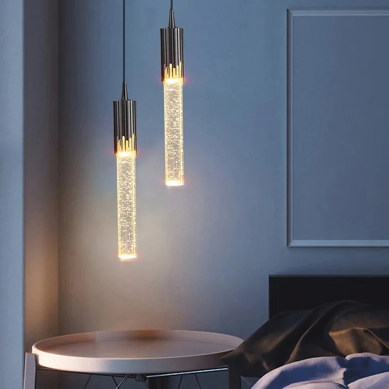 Lampadario a Sospensione Nordico in Cristallo