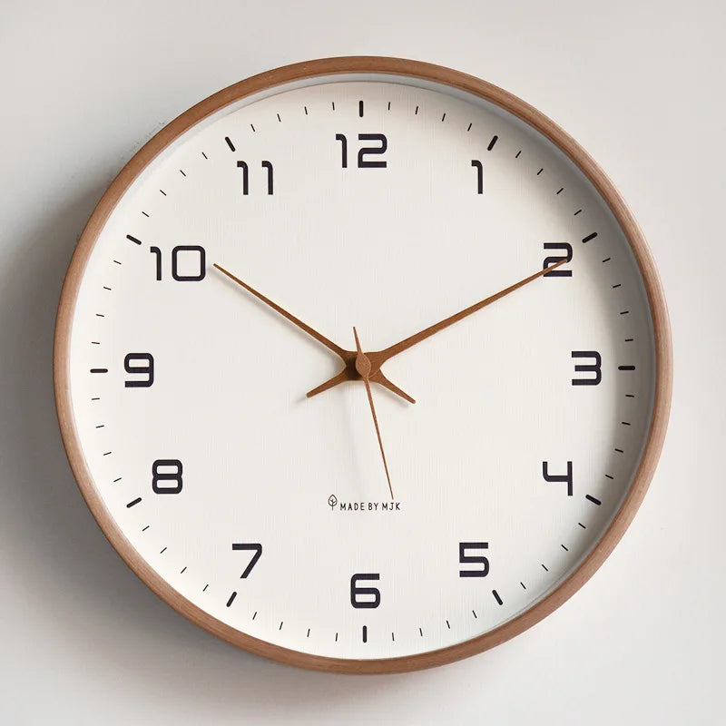 Orologio da Parete Nordico in Legno Massello