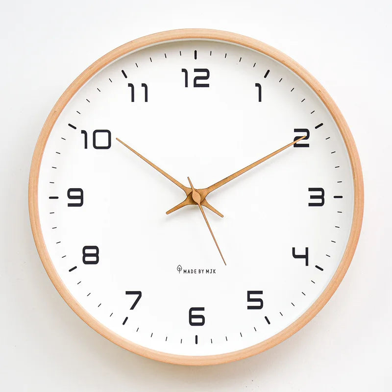 Orologio da Parete Nordico in Legno Massello