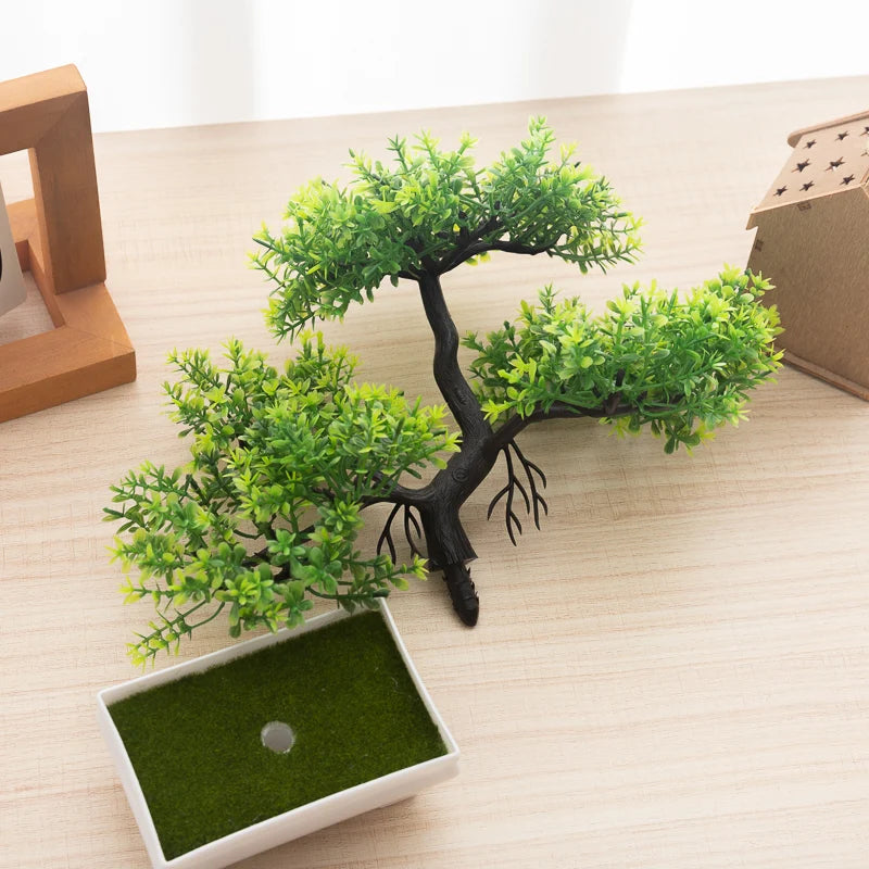 Bonsai Artificiale in Vaso – Pianta Decorativa in Plastica