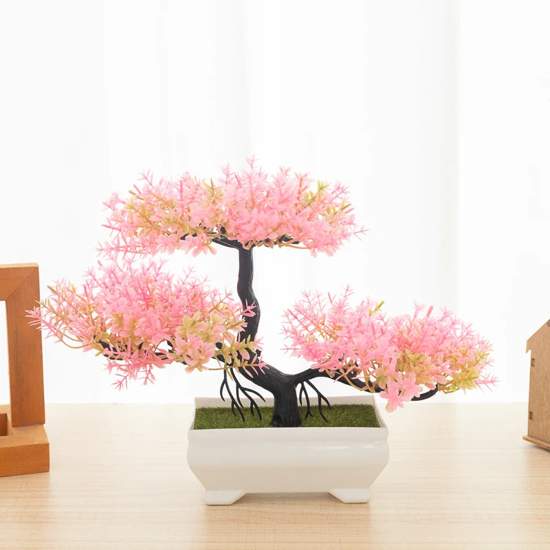 Bonsai Artificiale in Vaso – Pianta Decorativa in Plastica