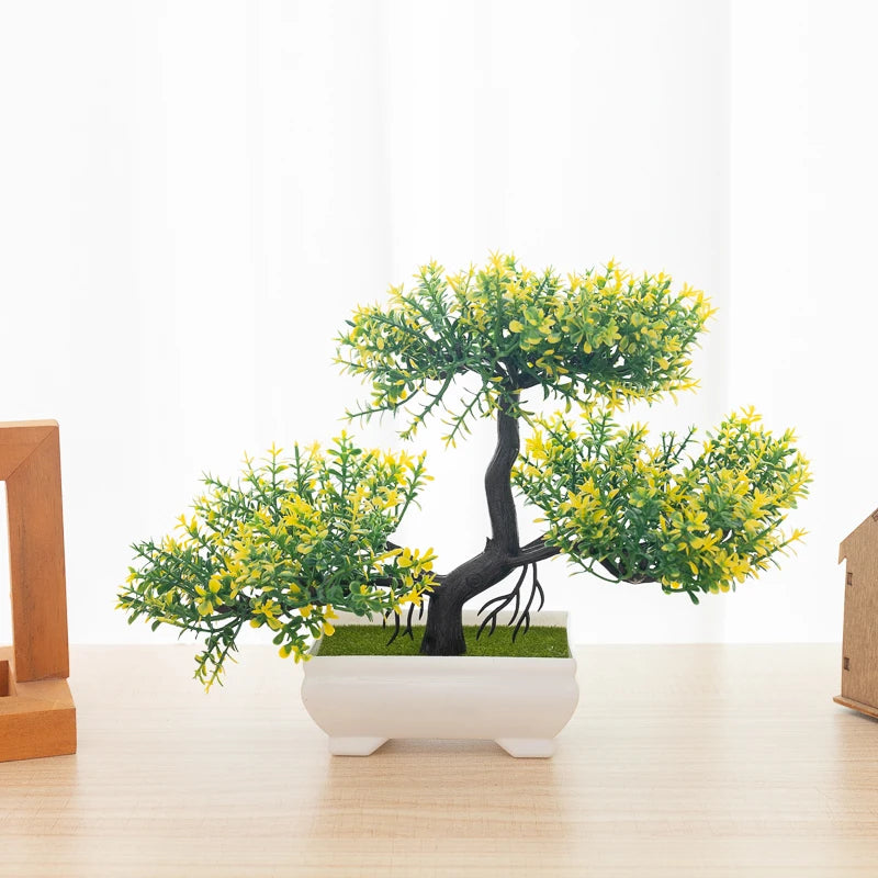 Bonsai Artificiale in Vaso – Pianta Decorativa in Plastica
