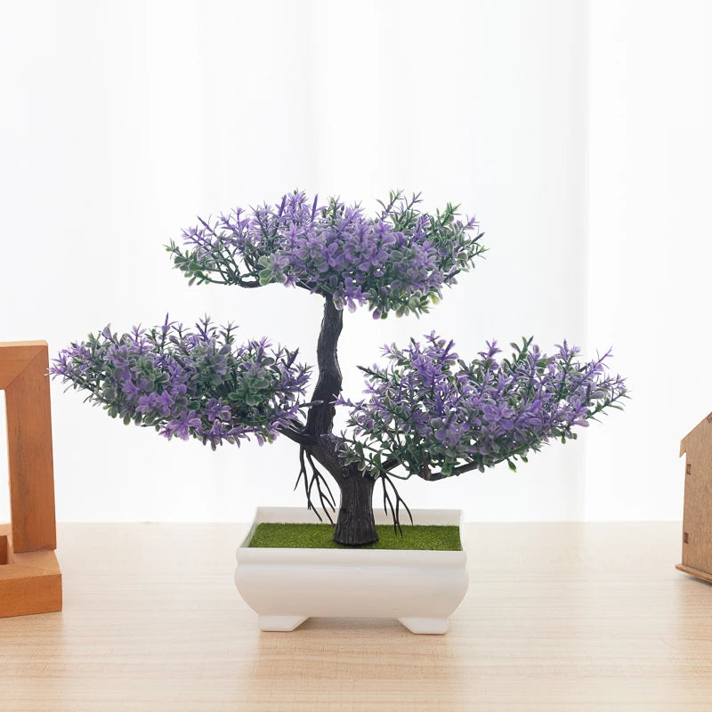 Bonsai Artificiale in Vaso – Pianta Decorativa in Plastica