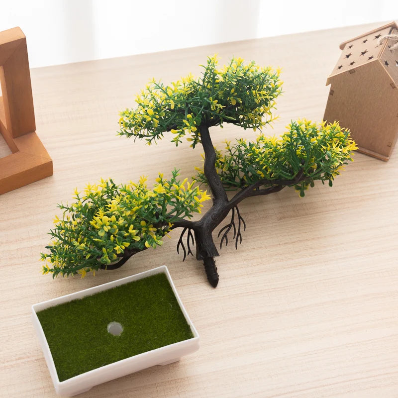 Bonsai Artificiale in Vaso – Pianta Decorativa in Plastica