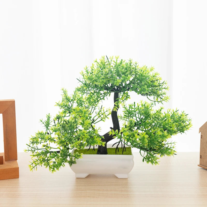Bonsai Artificiale in Vaso – Pianta Decorativa in Plastica