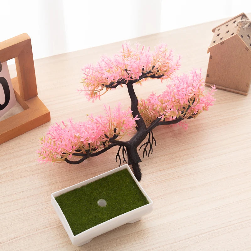 Bonsai Artificiale in Vaso – Pianta Decorativa in Plastica