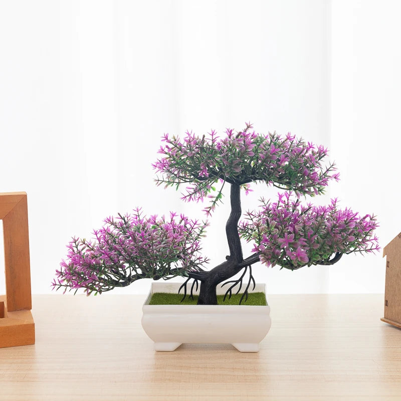 Bonsai Artificiale in Vaso – Pianta Decorativa in Plastica