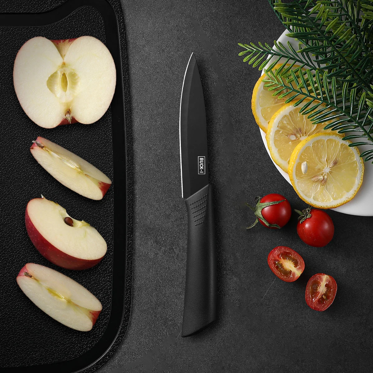 Set Coltelli da Cucina 3 Pezzi in Acciaio Inossidabile