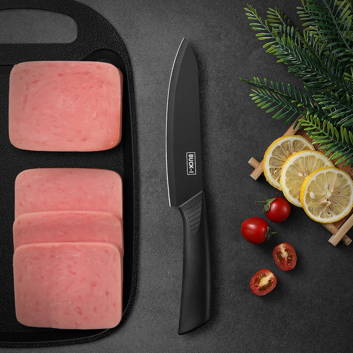 Set Coltelli da Cucina 3 Pezzi in Acciaio Inossidabile