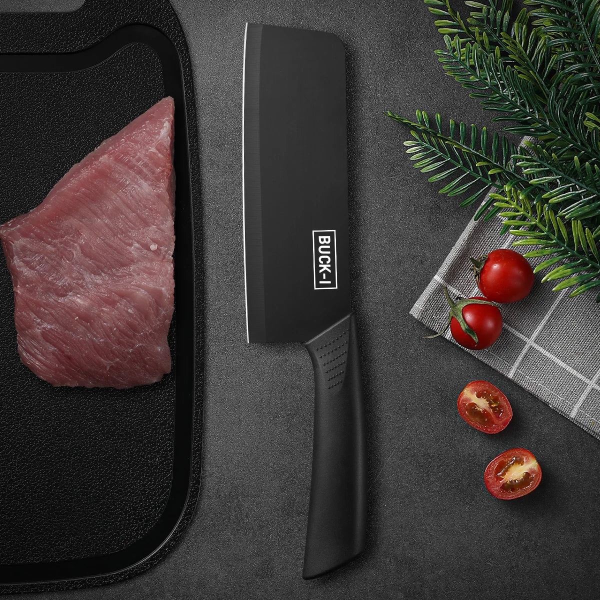 Set Coltelli da Cucina 3 Pezzi in Acciaio Inossidabile