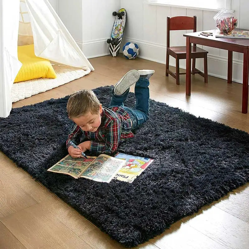 Tappeto Morbido in Peluche – Moderno e Accogliente