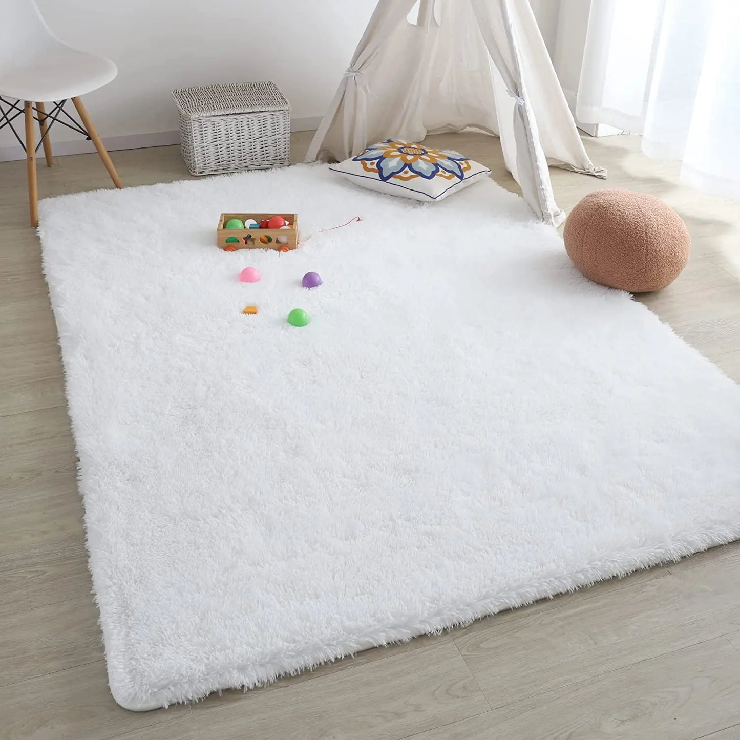 Tappeto Morbido in Peluche – Moderno e Accogliente