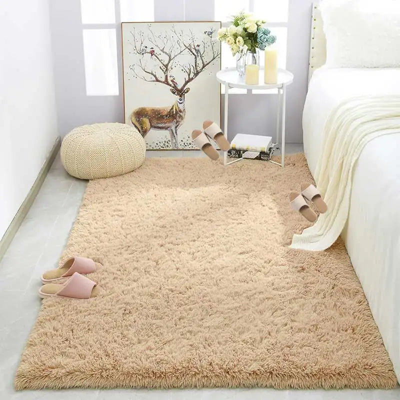Tappeto Morbido in Peluche – Moderno e Accogliente