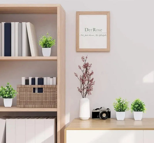 Bonsai Artificiale in Vaso – Eucalipto Verde