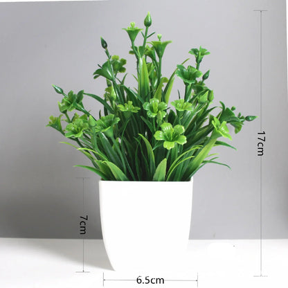 Bonsai Artificiale in Vaso – Eucalipto Verde