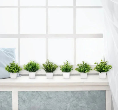 Bonsai Artificiale in Vaso – Eucalipto Verde
