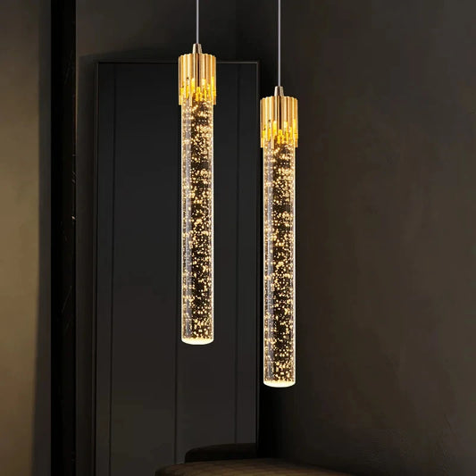 Lampadario a Sospensione Nordico in Cristallo