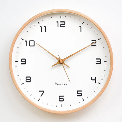 Orologio da Parete Nordico in Legno Massello