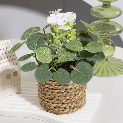 Pianta Artificiale in Vaso – Eucalipto Verde