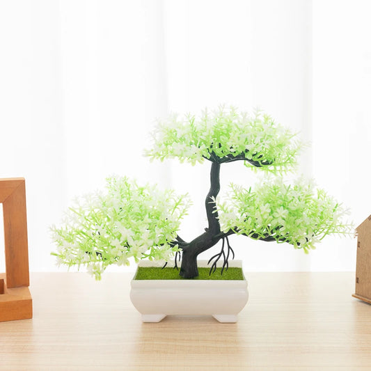 Bonsai Artificiale in Vaso – Pianta Decorativa in Plastica